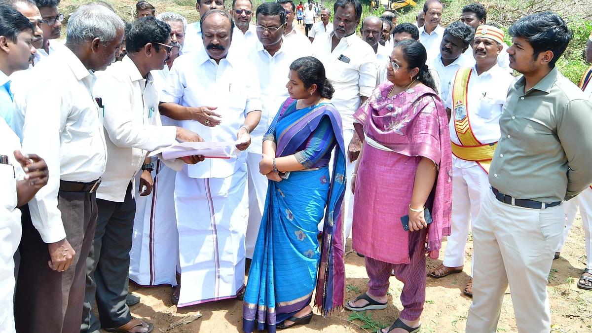 Watershed restoration works underway with donors in Sivaganga district