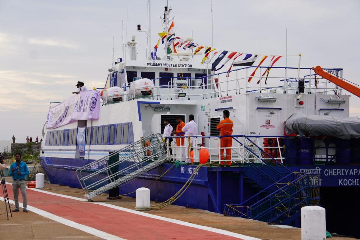 The high-speed craft (HSC) Cheriyapani, embarked on its journey around 8.15 a.m. from the Nagapattinam port with 50 passengers and 12 crew members headed by Captain Biju George, on board