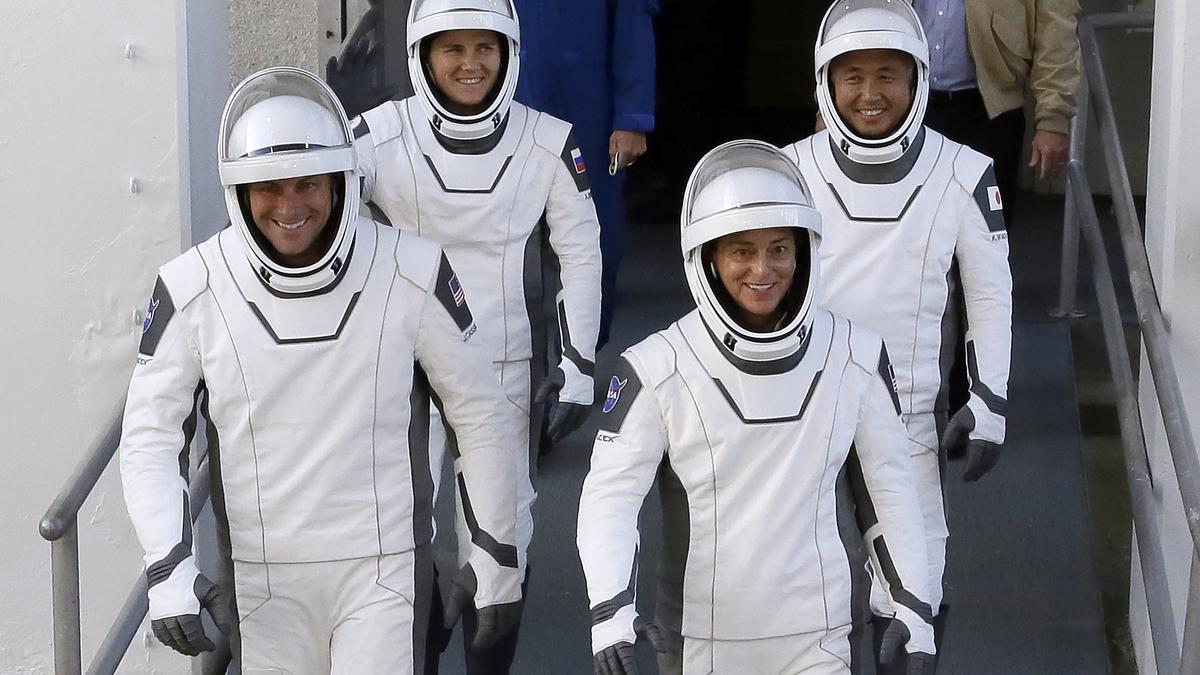 Four astronauts fly SpaceX back home, end five-month mission