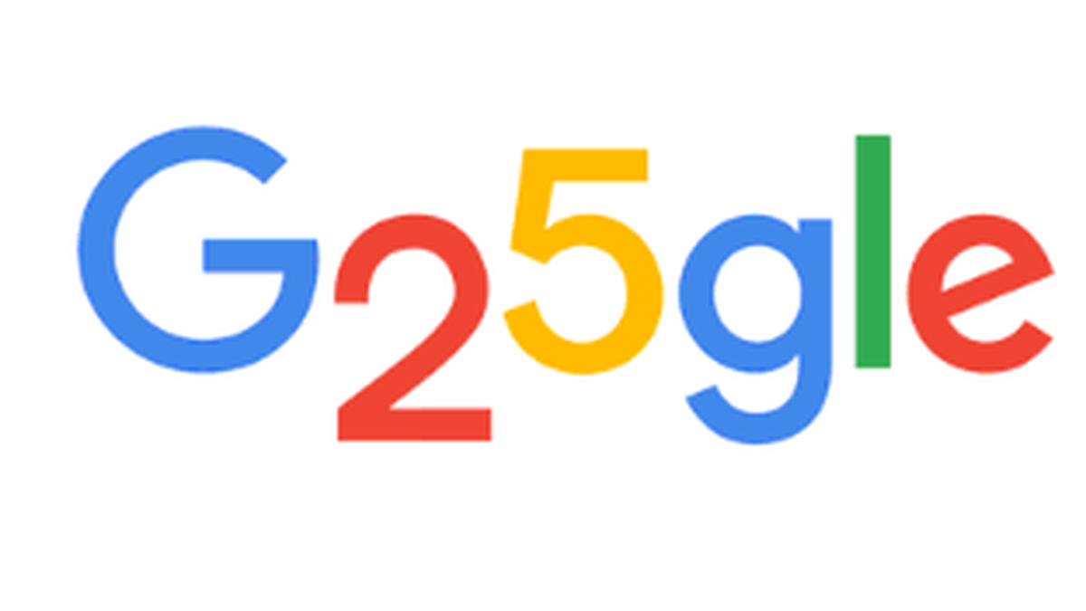 Google celebrates 25th birthday with doodle down memory lane