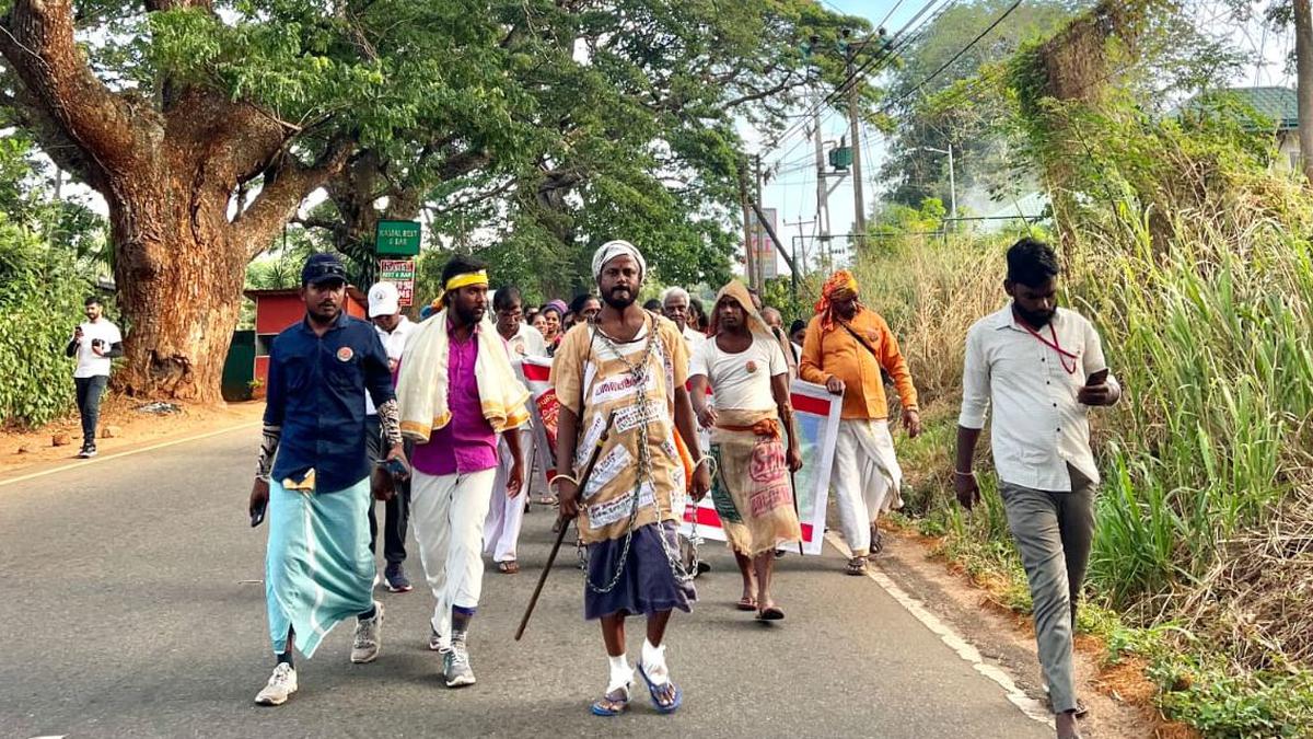 A symbolic march to retrace history and assert rights