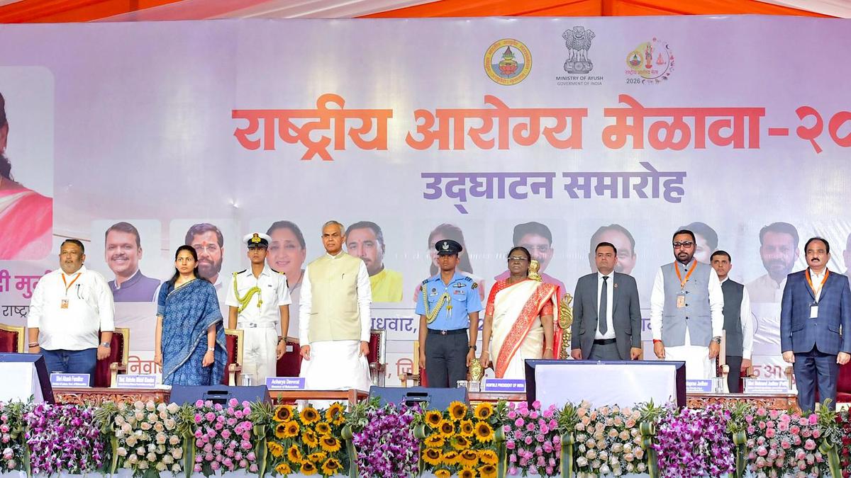 President Murmu inaugurates National Health Fair in Shegaon, urges public movement to preserve medicinal plants