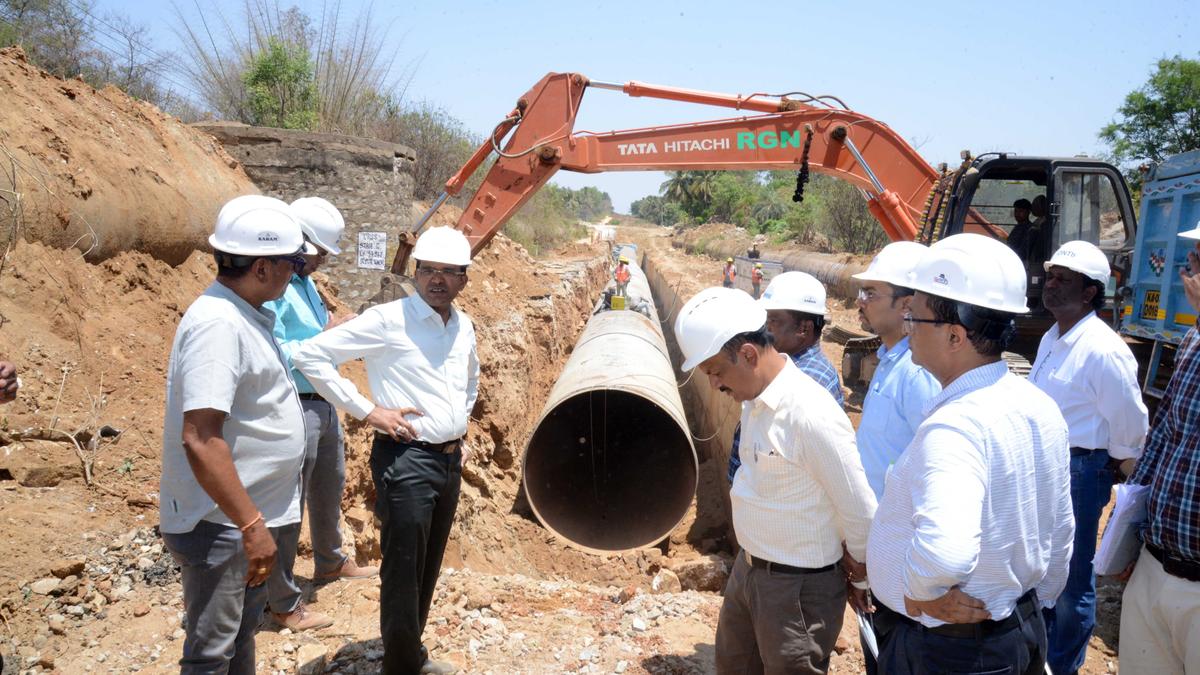 BWSSB to go for pre-commission trial of Cauvery V Stage by end of July for supply of piped water to 110 villages near Bengaluru