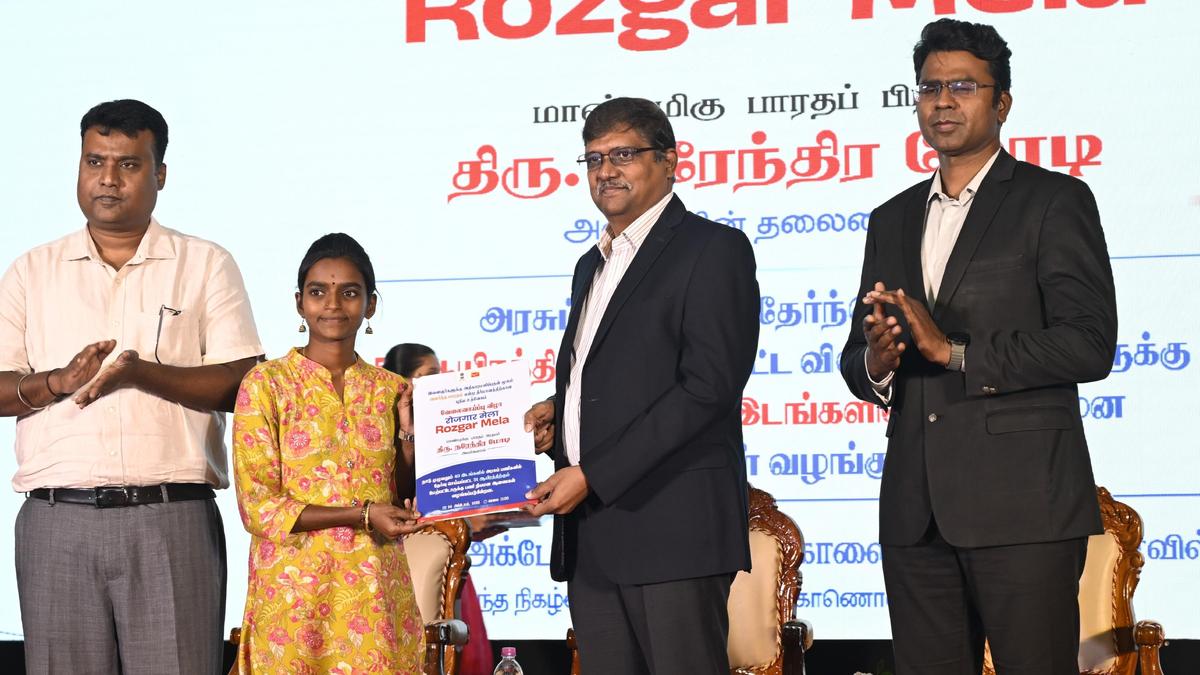 Rozgar Mela brings job opportunities to 116 candidates in Chennai on Friday