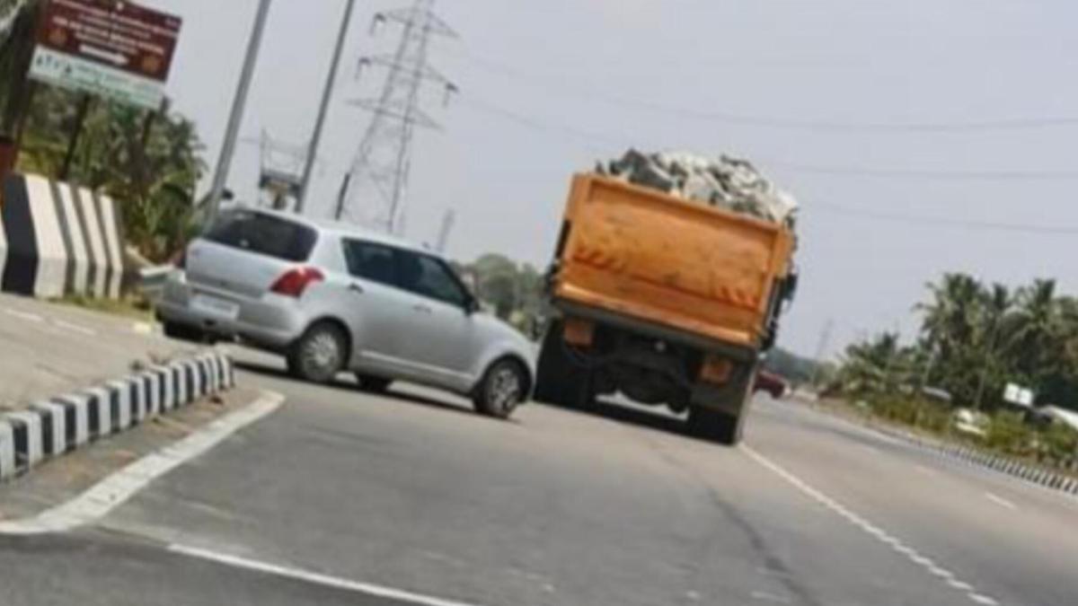 Overloaded tipper lorries along Pollachi-Dindigul National Highways raise eyebrows