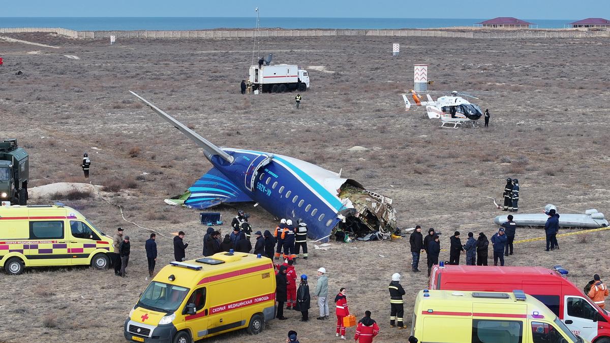 Azerbaijani airliner crashes in Kazakhstan, killing 38, officials say