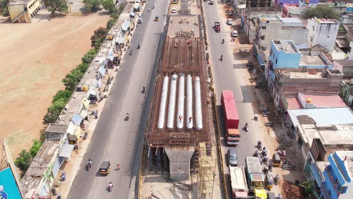Shortage of river sand hits elevated corridor work on Chennai-Bengaluru National Highway in Ambur