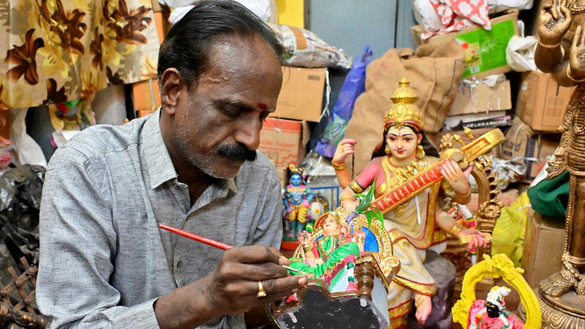 Life in the day of an idol maker in Chennai