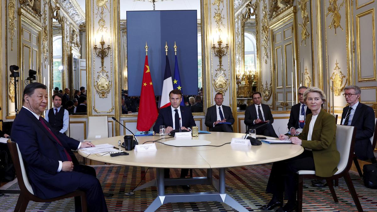 EU ready for 'tough decisions to protect economy', von der Leyen tells China