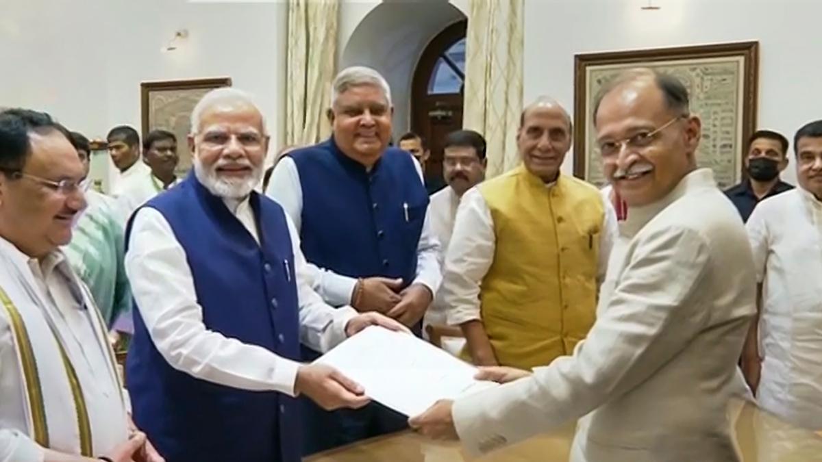 Vice-presidential Poll: NDA Candidate Jagdeep Dhankar Files Nomination ...