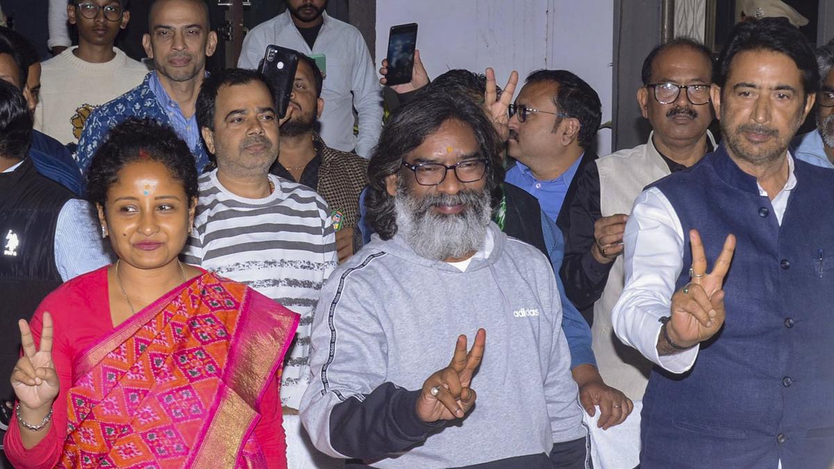 Jharkhand election results 2024 Highlights: Hemant Soren’s JMM-led alliance returns to power