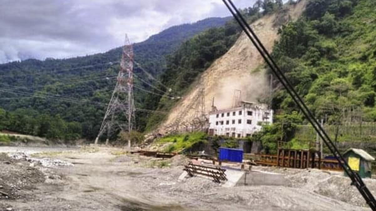 Heavy rain in Sikkim triggers multiple landslides, bridge damaged