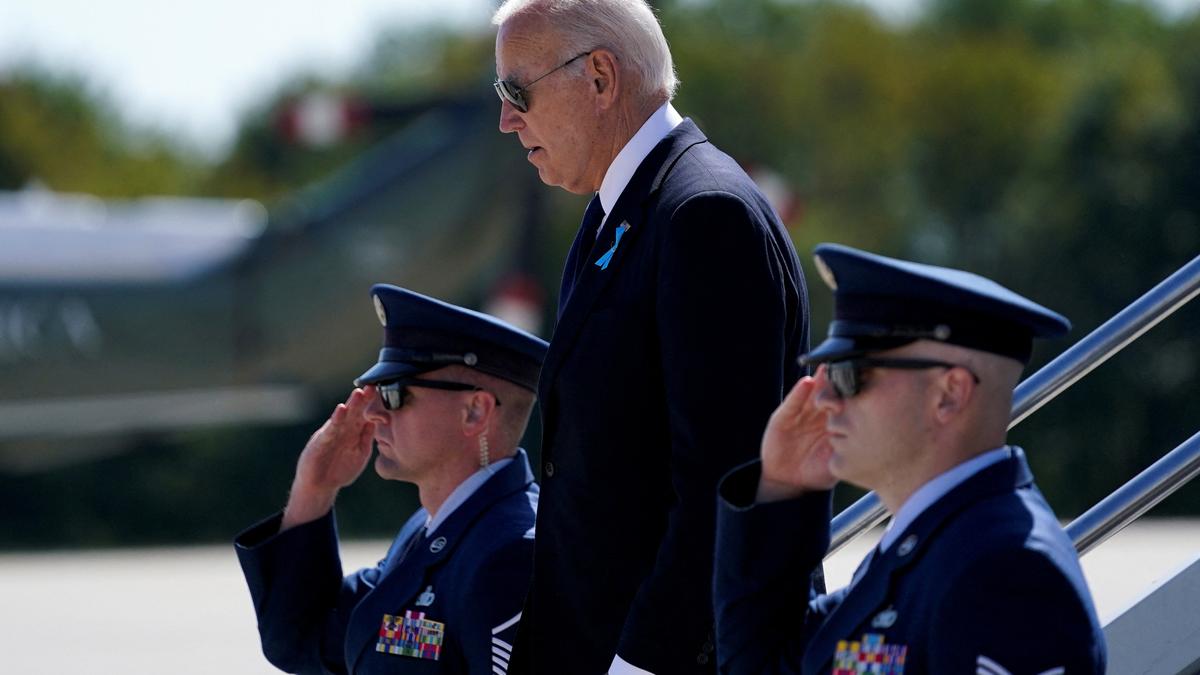 Biden sports Trump hat in show of 9/11 anniversary ‘unity’