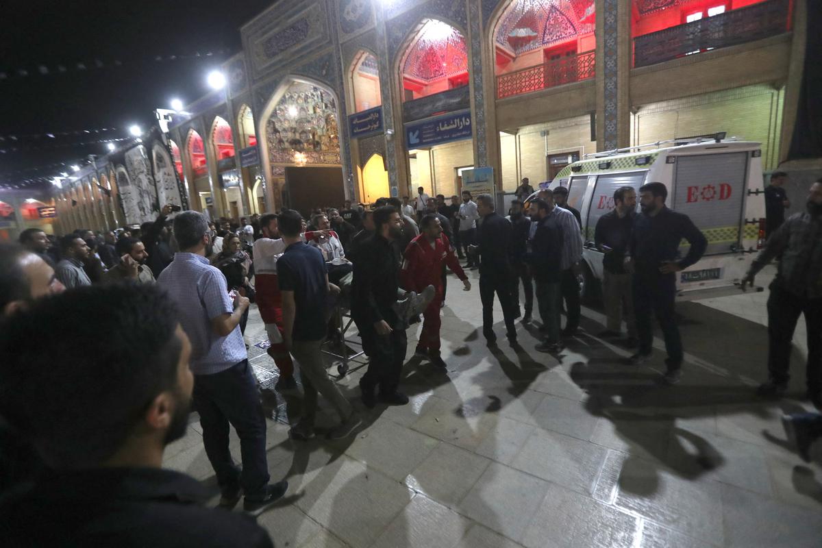 Gunman in Iran opens fire at prominent Shiite shrine, killing 1 and wounding  8 others - The Hindu