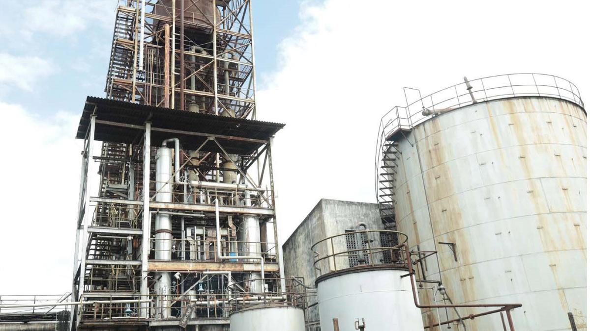 Ethanol production set in motion in distillery unit of hitherto defunct Amaravathi Cooperative Sugar Mill