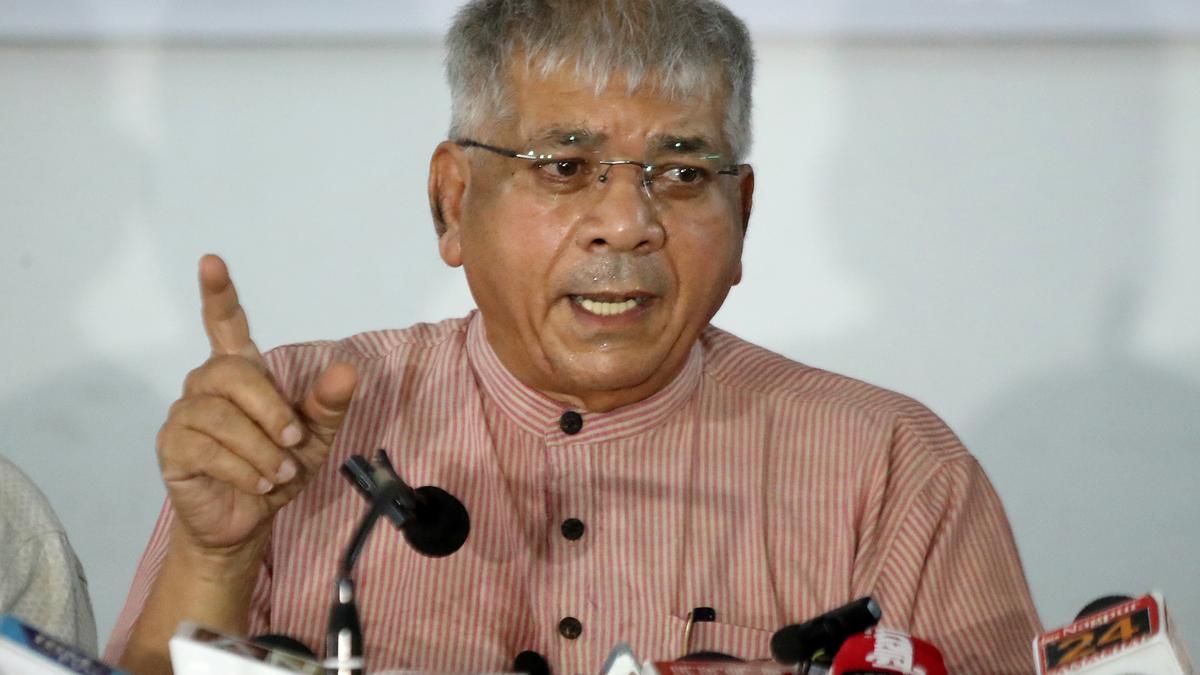 VBA chief Ambedkar releases manifesto, makes assurances for contractual employees, farmers