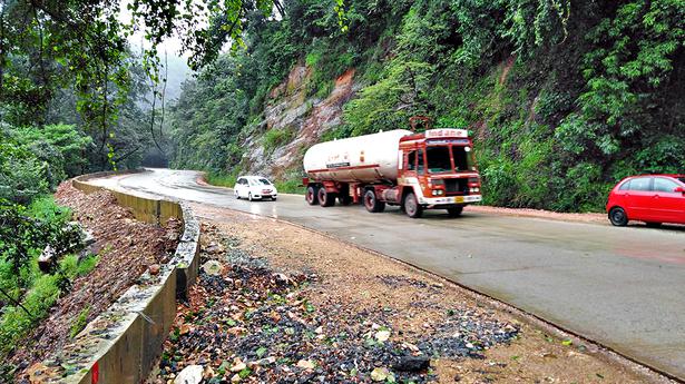 Shiradi Ghat closed for vehicles following landslide