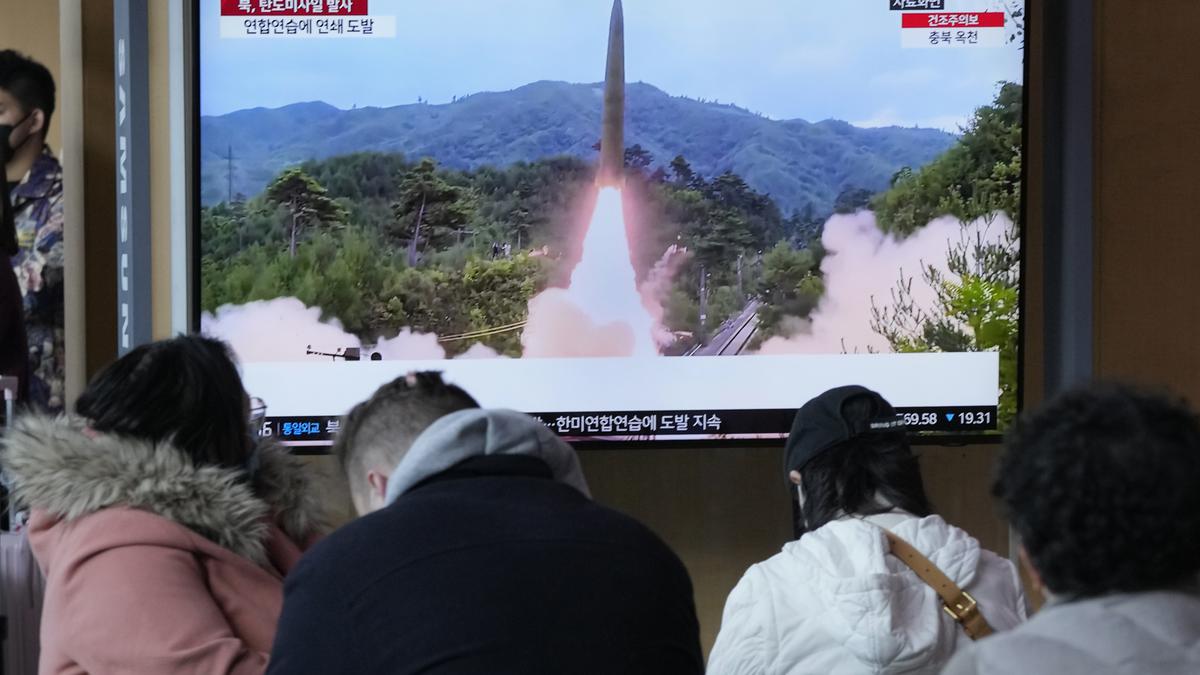 North Korea fires two missiles to sea as allies hold drills