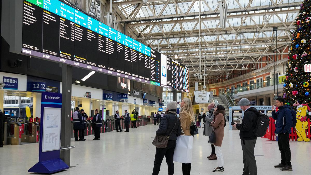 U.K. rail strikes begin wave of festive season walkouts