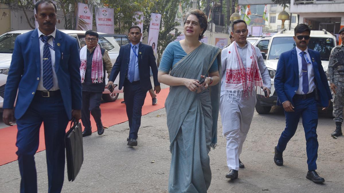 Priyanka Gandhi criticises Assam CM for dragging Gaurav Gogoi’s family, children into ‘Pakistan link’ allegation