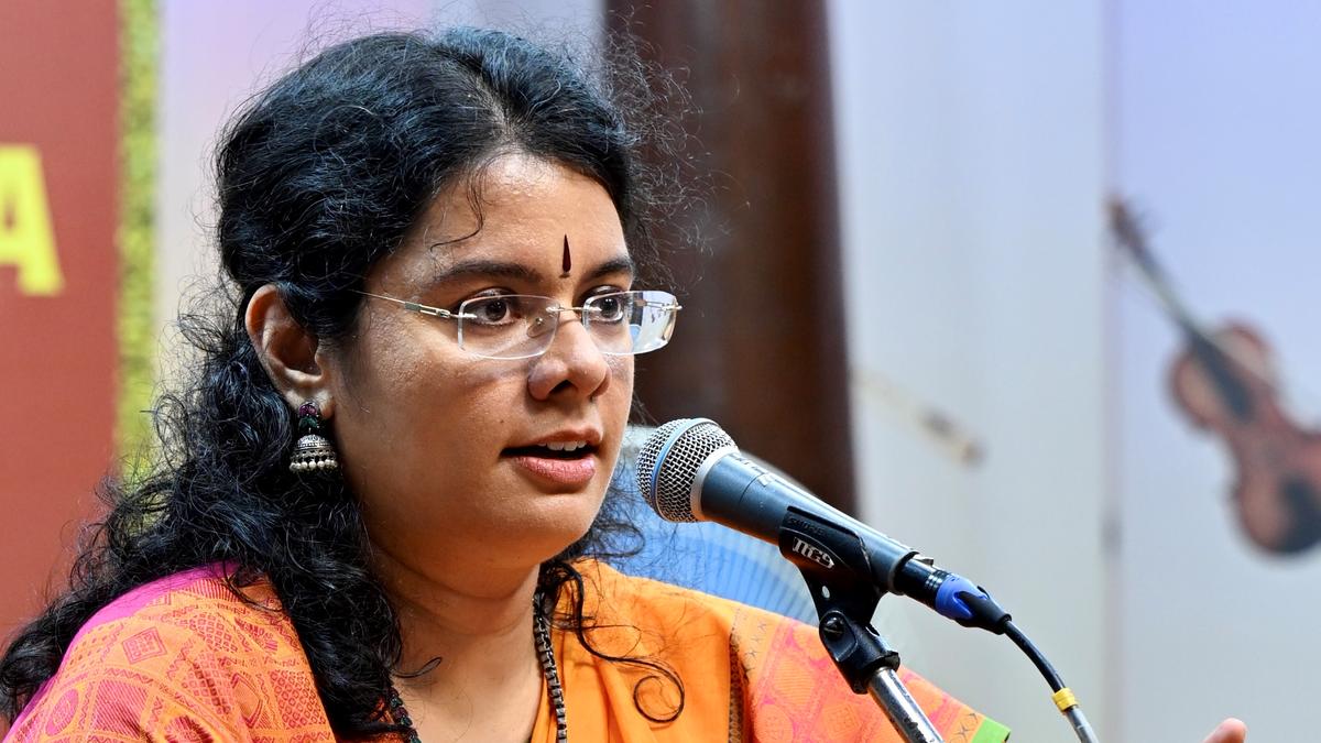 Amrutha Venkatesh kept the momentum alive through out her concert