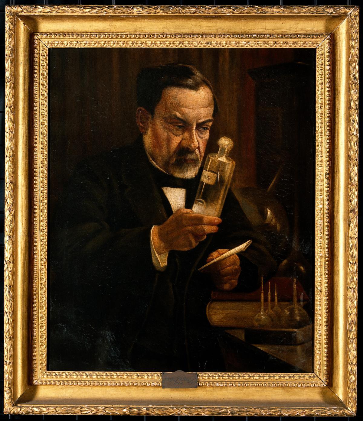 Portrait of Louis Pasteur. Portrait of Louis Pasteur.