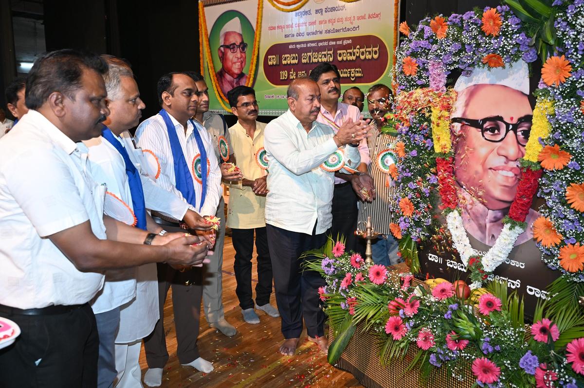 Babu Jagjivan Ram’s birth anniversary celebrated in Shivamogga