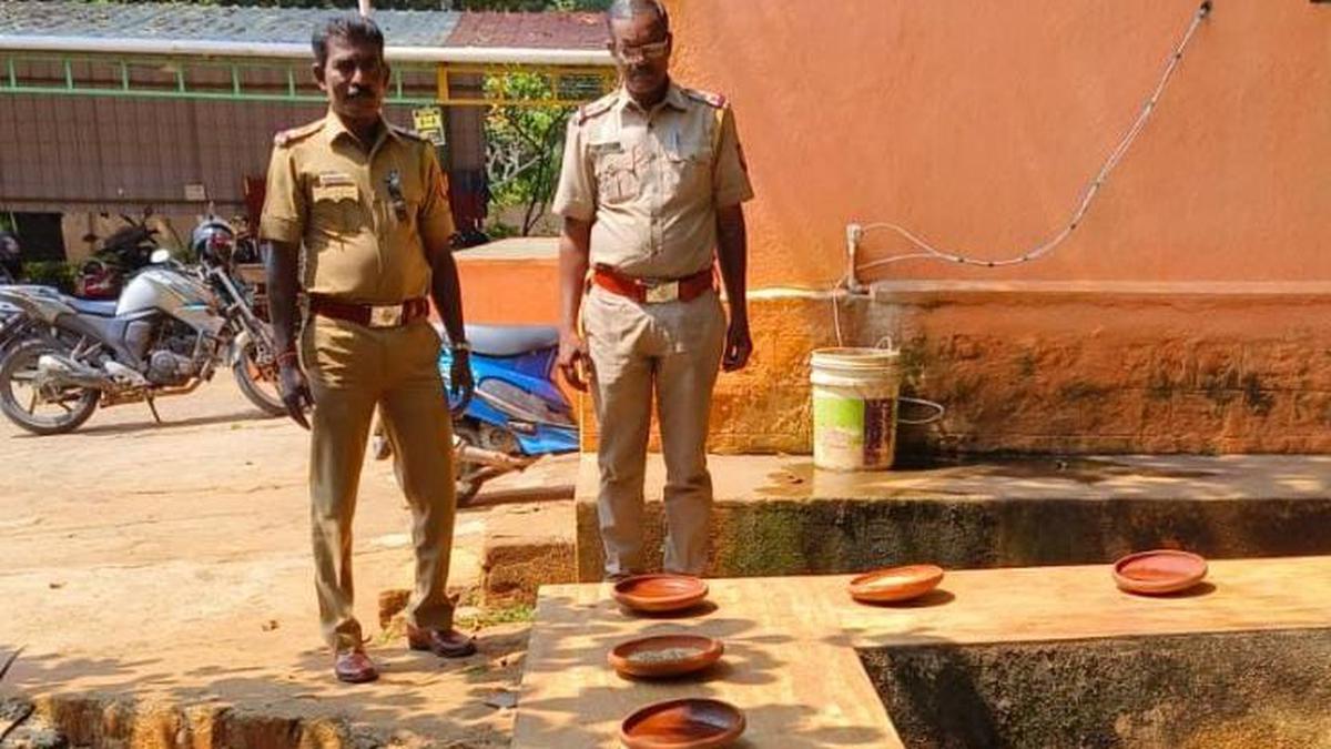 Water bowls, feeding troughs for birds come up at police stations in Vellore, nearby districts