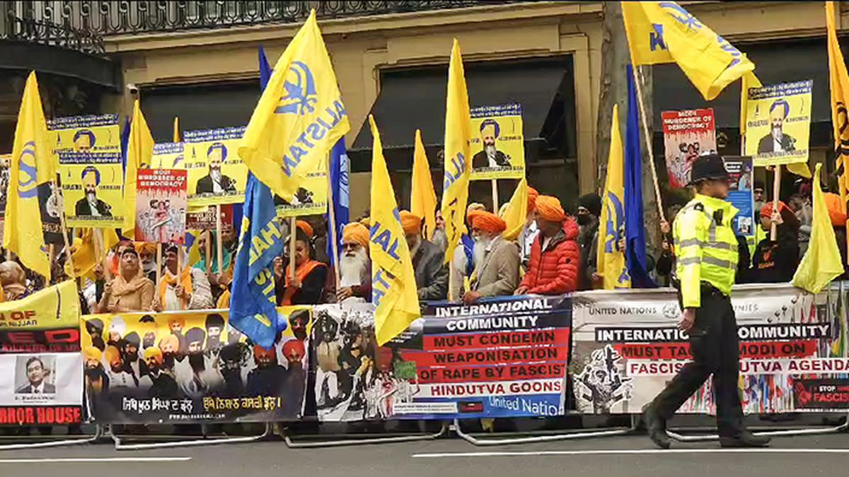 Man arrested at London pro-Khalistan protest over Indian mission attack