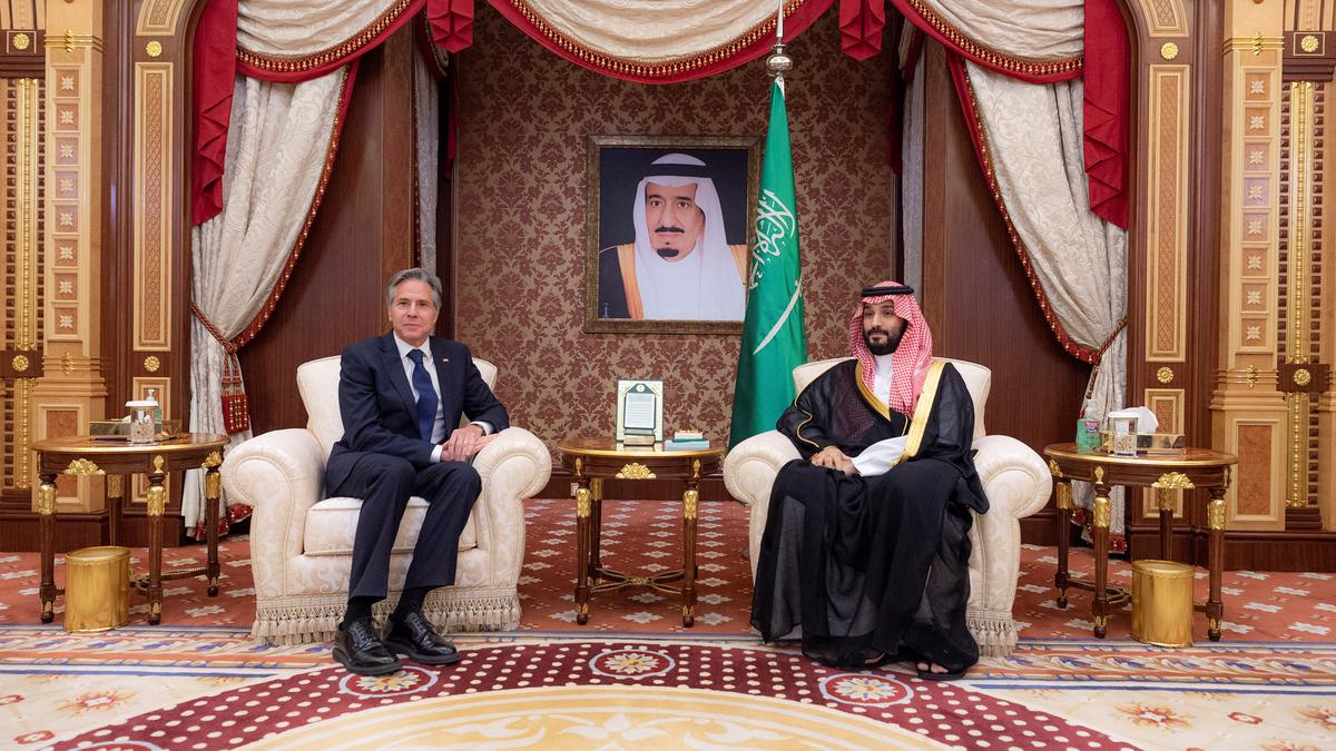U.S. Secretary of State Antony Blinken meets Saudi Crown Prince Mohammed bin Salman amid strained ties