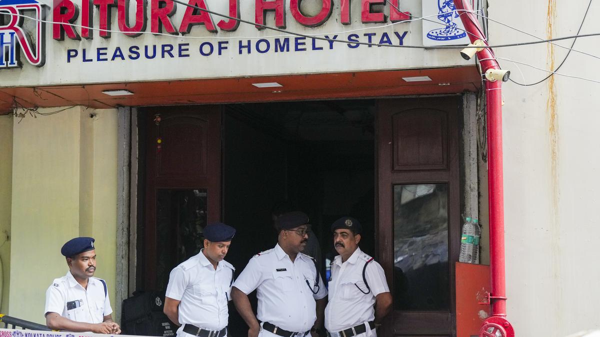 kolkata fire owner and manager of hotel arrested