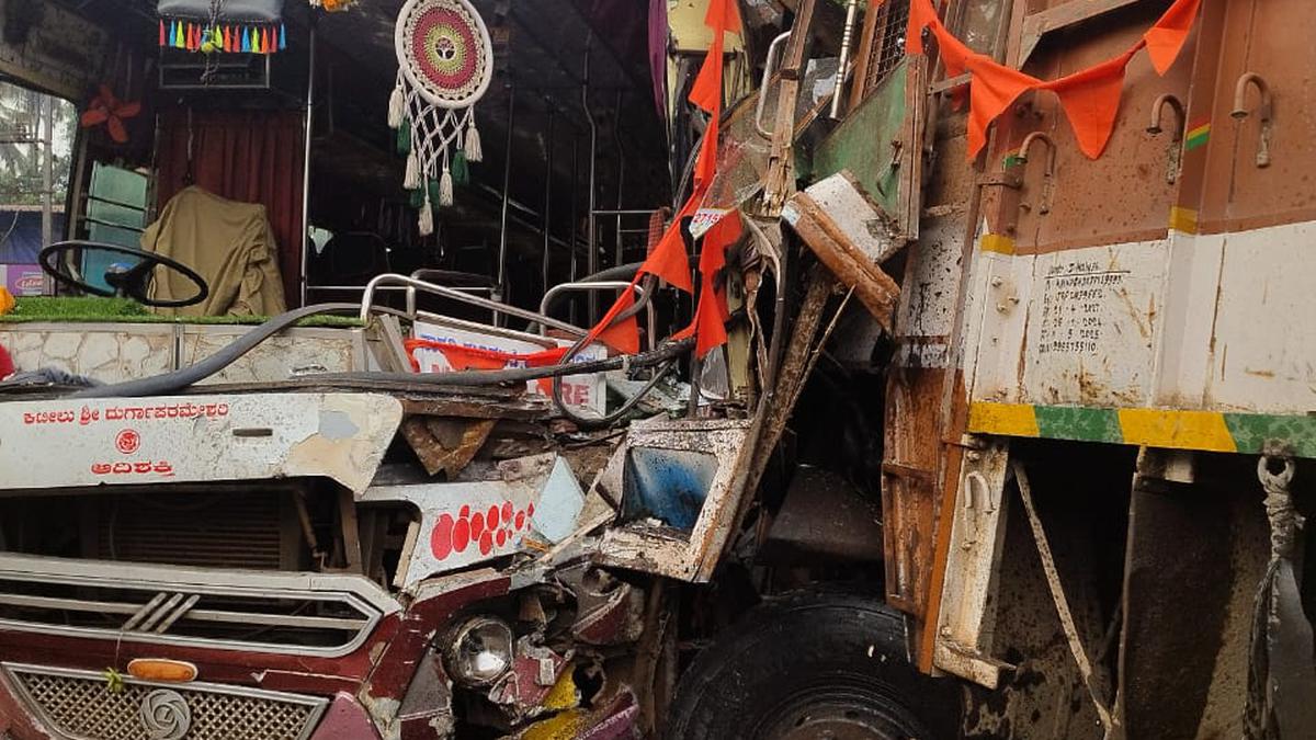 Several vehicles and shops destroyed as truck runs amok in Yedapadavu