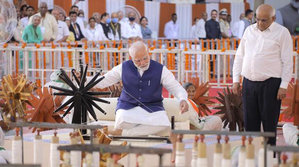 PM Modi attends ‘Khadi Utsav’ event in Ahmedabad