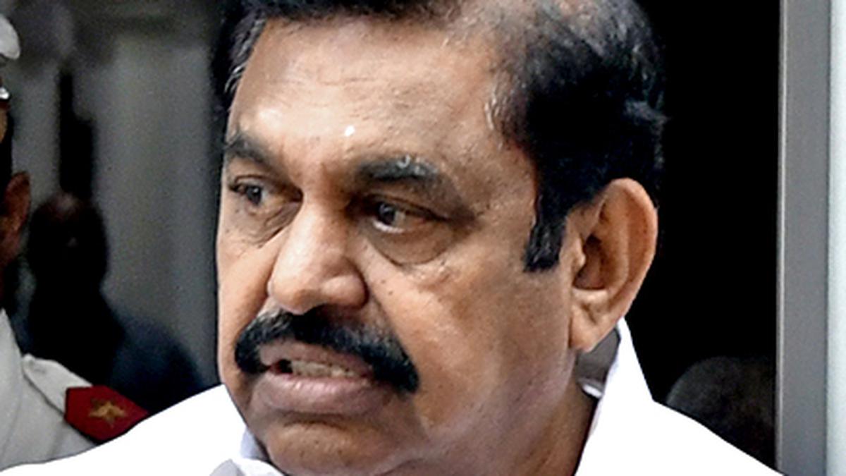 Edappadi Palaniswami opposes T.N.’s proposal to increase road tax