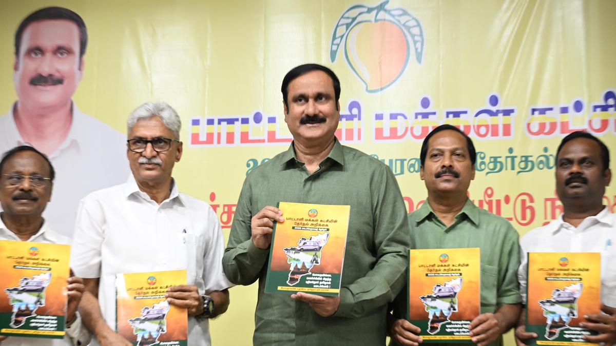 T.N. Assembly election: PMK poll manifesto calls for T.N. govt. to carry out caste census