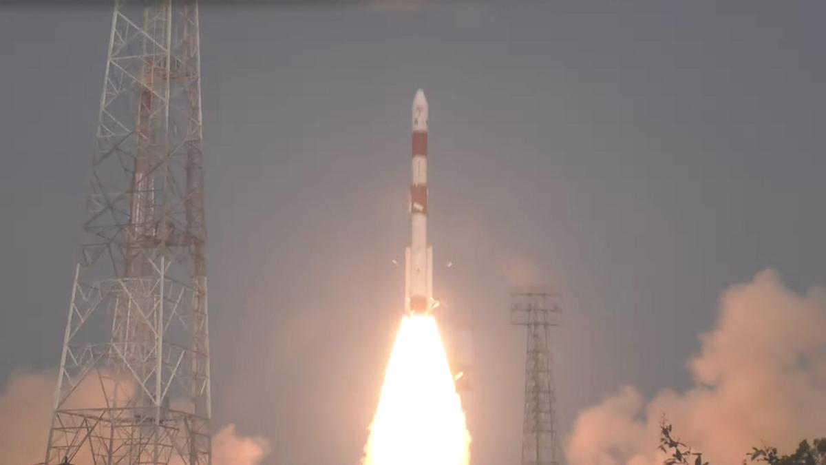PSLV rocket with X-Ray polarimeter and 10 other satellites lifts off from Sriharikota