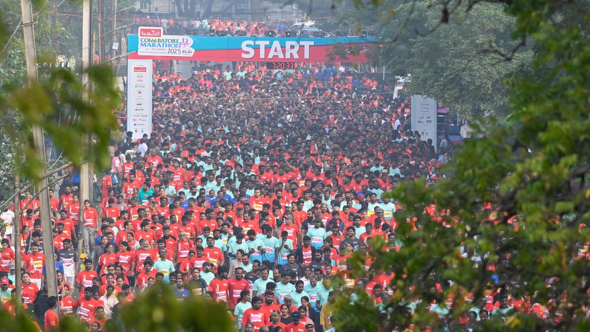 Over 25,000 take part in Coimbatore Marathon
