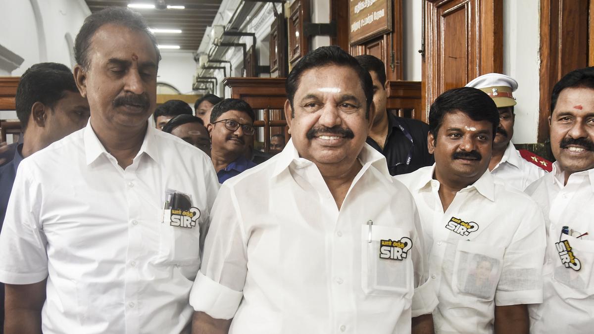 AIADMK members evicted from House; Congress, PMK, BJP stage walk out