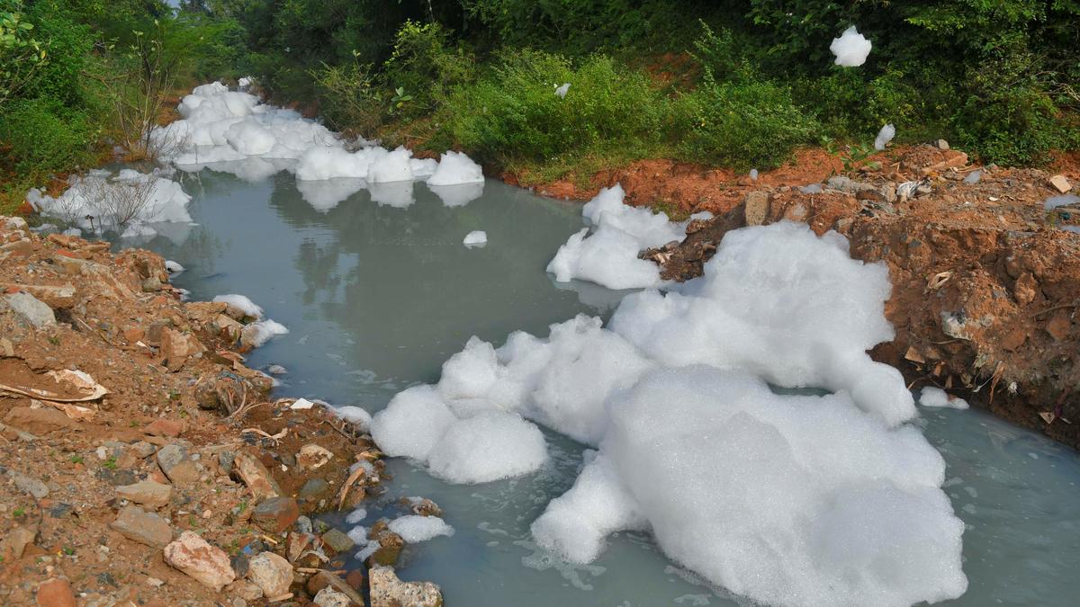 Untreated wastewater discharged from Karuvadikuppam STP into canal meant for carrying rainwater in violation of norms