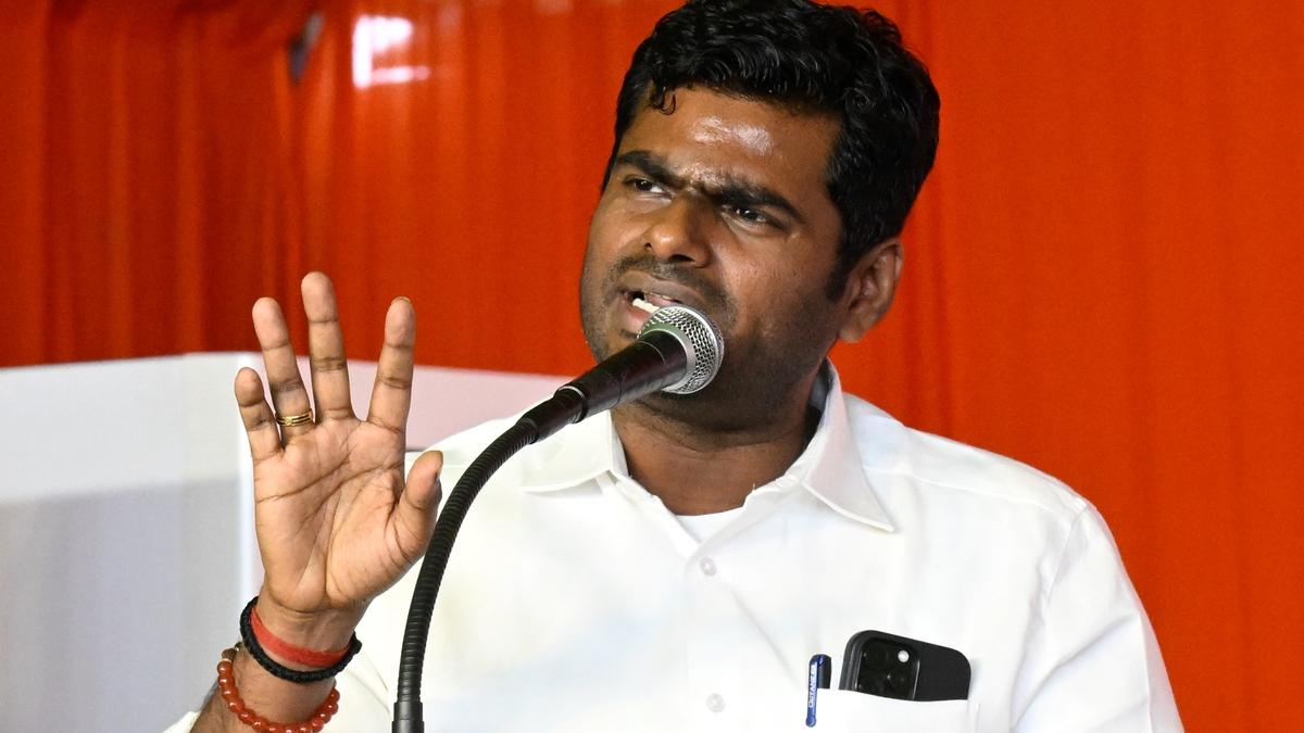 Annamalai says he has given BJP national leaders a detailed study on Tamil Nadu