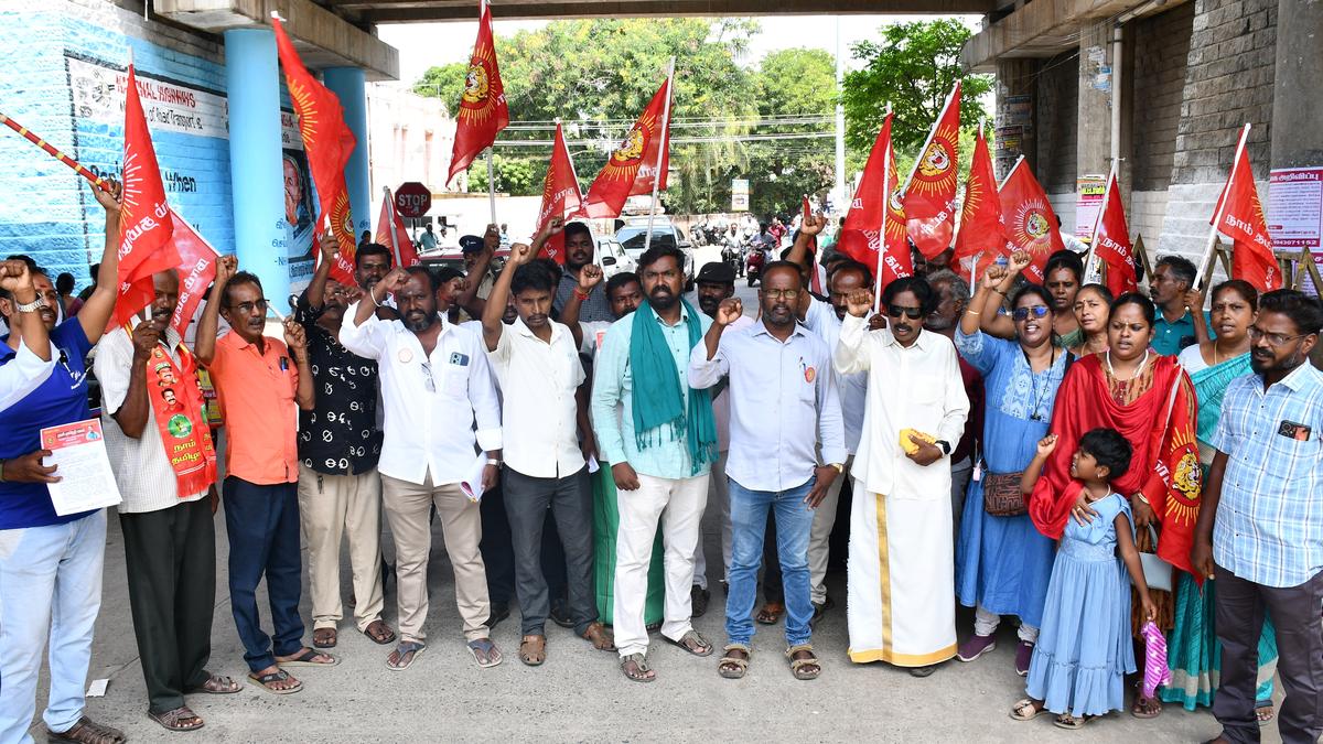 NTK cadre demand shifting of dump yard in Dindigul