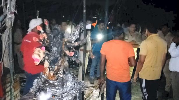 At least 3 killed, 64 injured as fire breaks out in Durga Puja pandal in U.P.’s Bhadohi