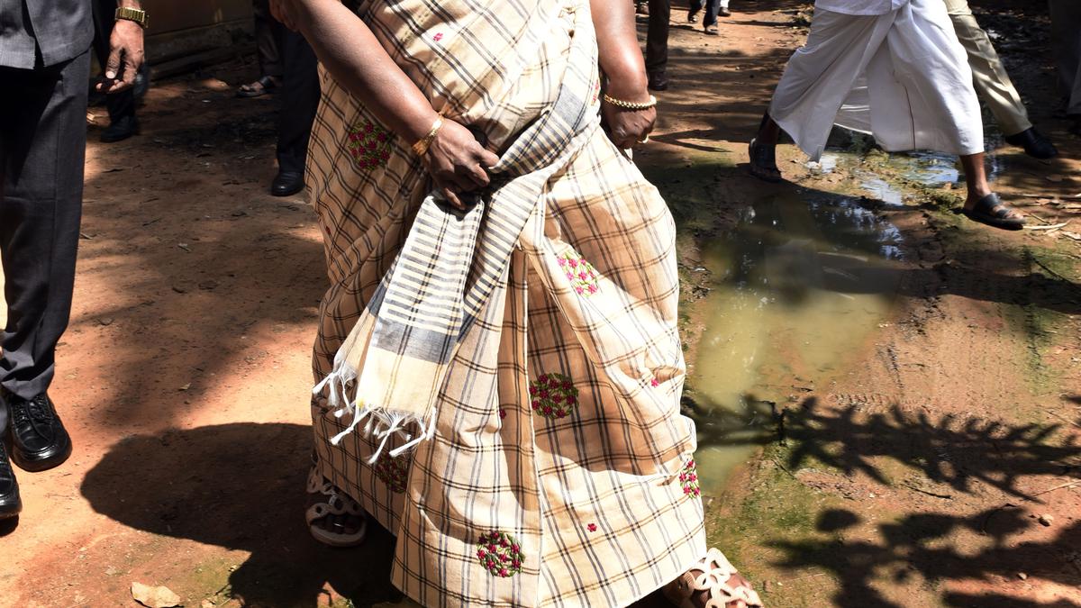 Telangana Governor tours flood-hit areas in Warangal