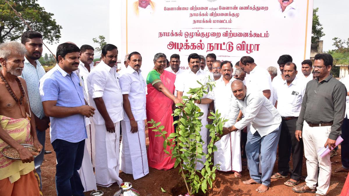 Regulated market buildings to come up at ₹6.60 crore in Namakkal