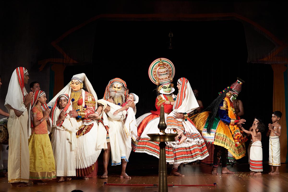      From Santhana Gopalam staged as part of Kalakshetra’s ‘Bhasuram Bhasyati’ Kathakali festival, 2023.                                   