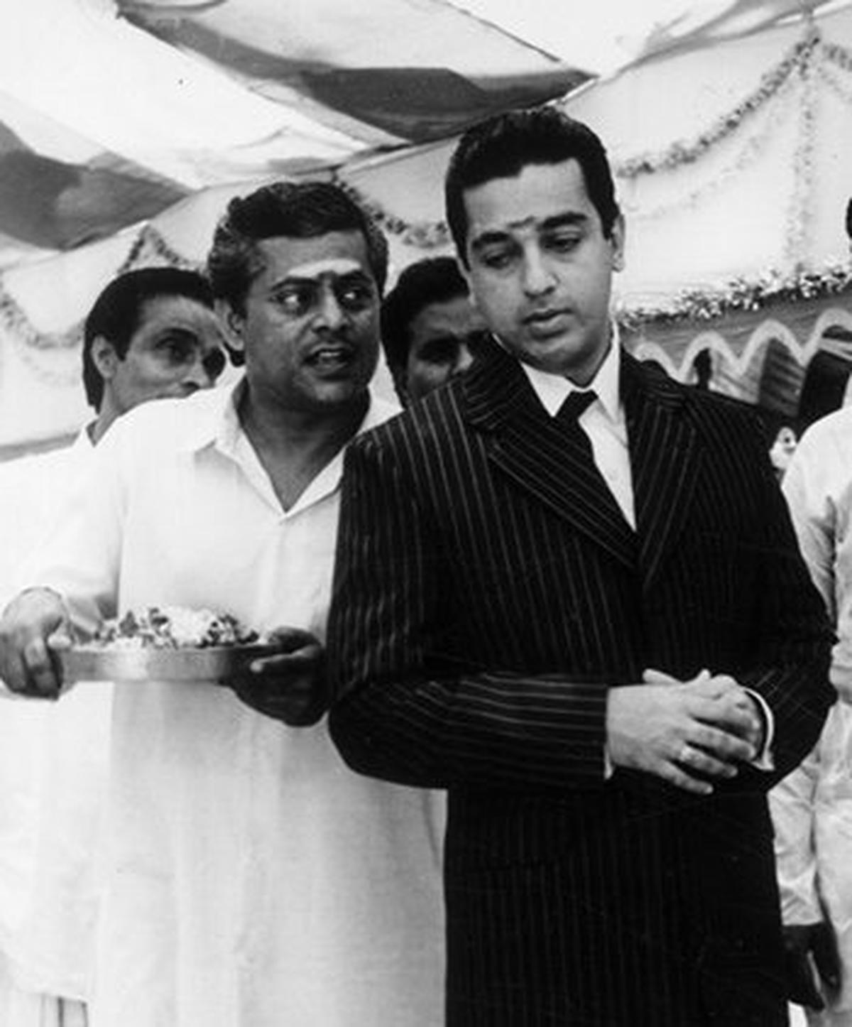 Ganesh with Kamal Haasan in Nayagan