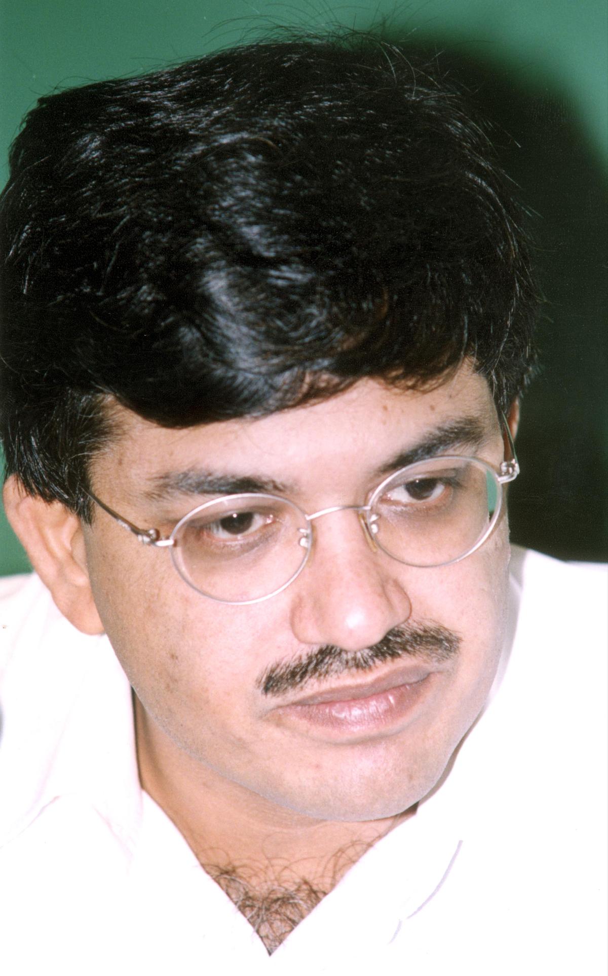 Archive picture of Gyanesh Kumar as district collector in Kochi in 2003
.