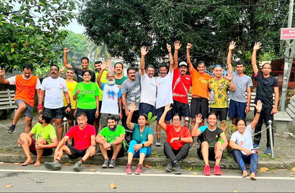 Members of the Tripunithura Royal Runners 