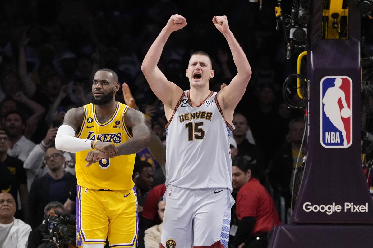 Jokic leads Denver Nuggets past LeBron's Lakers 113-111, into their first  NBA Finals - WTOP News