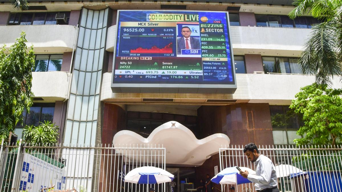 BSE Sensex jumps 1,200 points, Nifty closes above 25,000 mark 